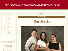 Tablet Screenshot of professionalcounselingservices.us